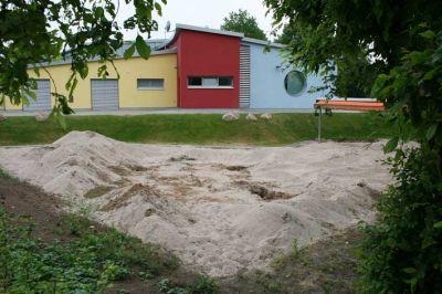 Endspurt auf der Baustelle des Oberlin-Kindergartens
