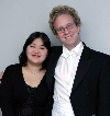 Der Tenor Konstantin Rupp und die Pianistin Rie Shimada