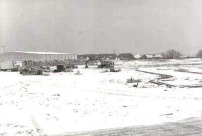 Blick auf das Neubaugebiet Viehtrieb 2, dessen Erschlieungsanlagen 1984 voll fertig gestellt wurden