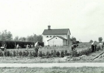 Friedhof Erweiterung um 1960