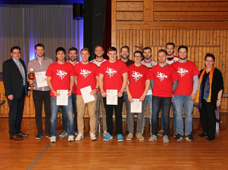 Ehrungen Mannschaftssport Handball Herren 1