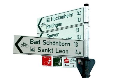 Leitsystem für Radler