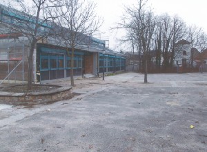 Schulhof vor dem Umbau