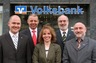 Die Filialleiter der Volksbank Schwetzingen