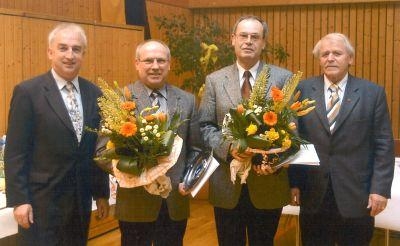 Landesehrennadel fr Hans Treutlein und Klaus Langer