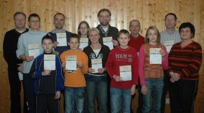 Sportabzeichen fr das Jahr 2006 verliehen 