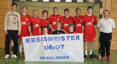 Reilinger B-Jugend-Handballer sind Kreismeister