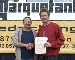 Klaus Auer 30 Jahre bei der Firma Holzbau Marquetant