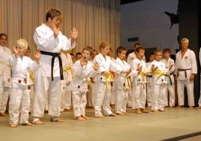 Kindergruppe des Judoclubs