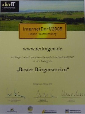 Bester Brgerservice im Internet 2005