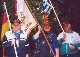 Fahnentrger Axel Grady, Volker Mller, Udo Grady