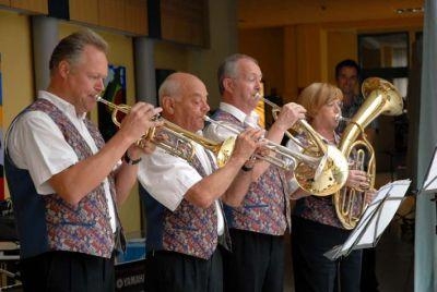 Musikverein Harmonie mit dem Badner Lied