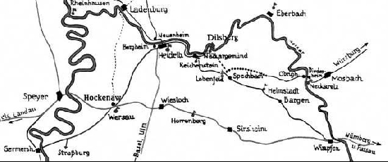Lageplan um 1200