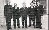 Postbedienstete bei der Einweihung am 25. August 1964