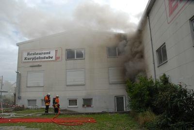 Schwarzer Qualm drang aus dem Keller