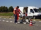 Markierungsarbeiten im gesamten Ortsgebiet
