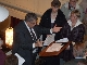 Dirigent Hans Jrgen Reinhardt  in Aktion