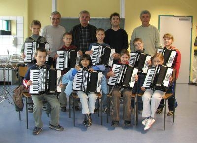 Die jungen Musiker von der Reilinger Schillerschule