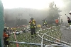Die Feuerwehr setzte massiv Personal und Material ein