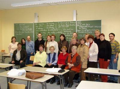 Teilnehmer des Franzsischkurses