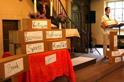 Festgottesdienst des CVJM in der Kirche