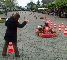 Teilnehmer auf dem Parcours 