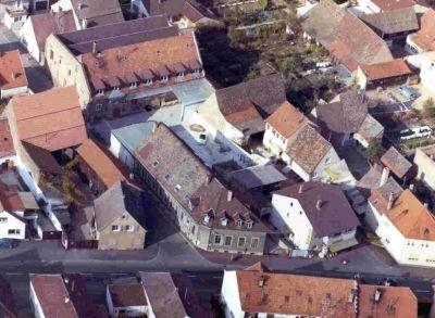 Luftbild des Firmengelndes Hauptstr. 84 aus dem Jahr 1971.