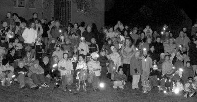 Viele Kinder kamen zum Martinsumzug