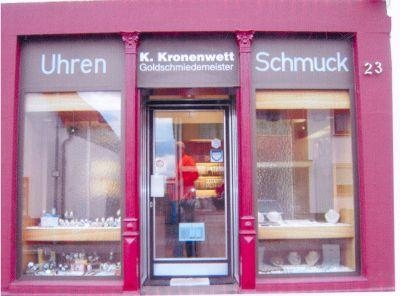 25 Jahre Goldschmiedemeister Karl Kronenwett in Reilingen