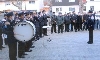 Der Spielmannzug umrahmte das Richtfest musikalisch