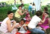 Auch an die Kleinsten wurde gedacht: Kinderschminken