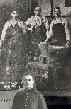 Georg Mitsch als Feuerschmied im Rangierbahnhof MA 1921 