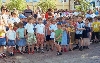 Auch Kindergartenkinder beteiligten sich beim Zunftbaumfest