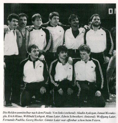 Die Helden unmittelbar nach dem Finale