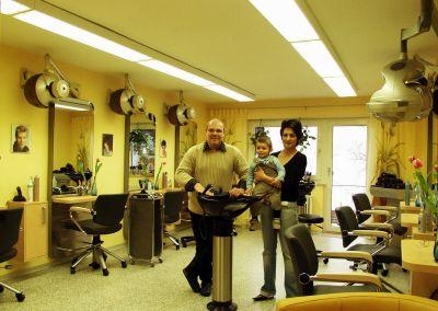 Geschftsbergabe und Neugestaltung bei Friseursalon Krger