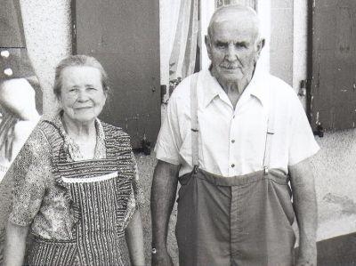 Georg Mitsch mit Ehefrau Anna 1983