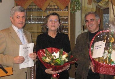 Der 1. Vorsitzende des HAO Richard Geissler (r.) mit Gattin 