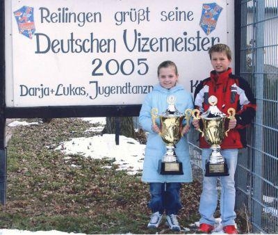 Gl�ckw�nsche am Ortseingang