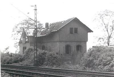 Das ehemalige Bahnwrterhuschen 26a