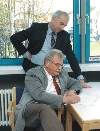 BM Klein beobachtet zufrieden die einlaufenden Zahlen