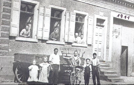 Das Haus in der Hauptstrae 100 um 1911