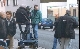 Dreharbeiten vor dem Reilinger Polizeiposten
