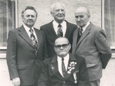 Gr�ndungsmitglieder des Sportsch�tzenvereins im Jahr 1979