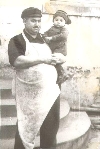 Osmund Gei� sen. und jun. Mitte der 1930er Jahre