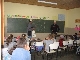 Florian Petzold in einer brasilianischen Schule