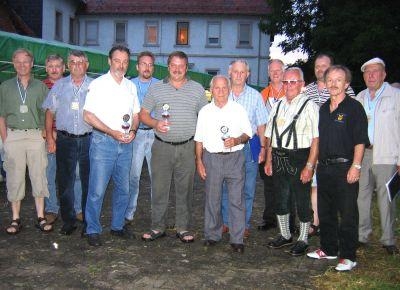 Alle Teilnehmer des M�hwettbewerbs