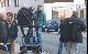 Filmcrew beim Dreh mit Heiner Lauterbach
