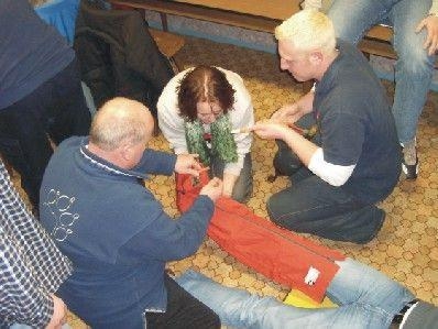 Sanittsausbildung der Freiwilligen Feuerwehr Reilingen