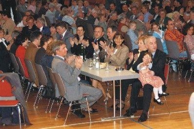 Zahlreiche Besucher waren bei der Wahlparty
