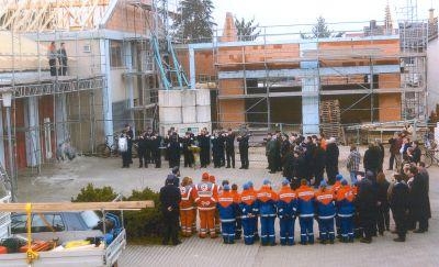 Richtfest bei der Feuerwehr